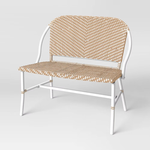 Suffield wicker patio - wicker, bench