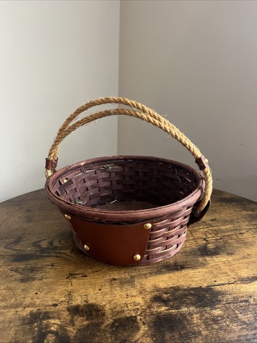 Woven basket hemp - basket, rope